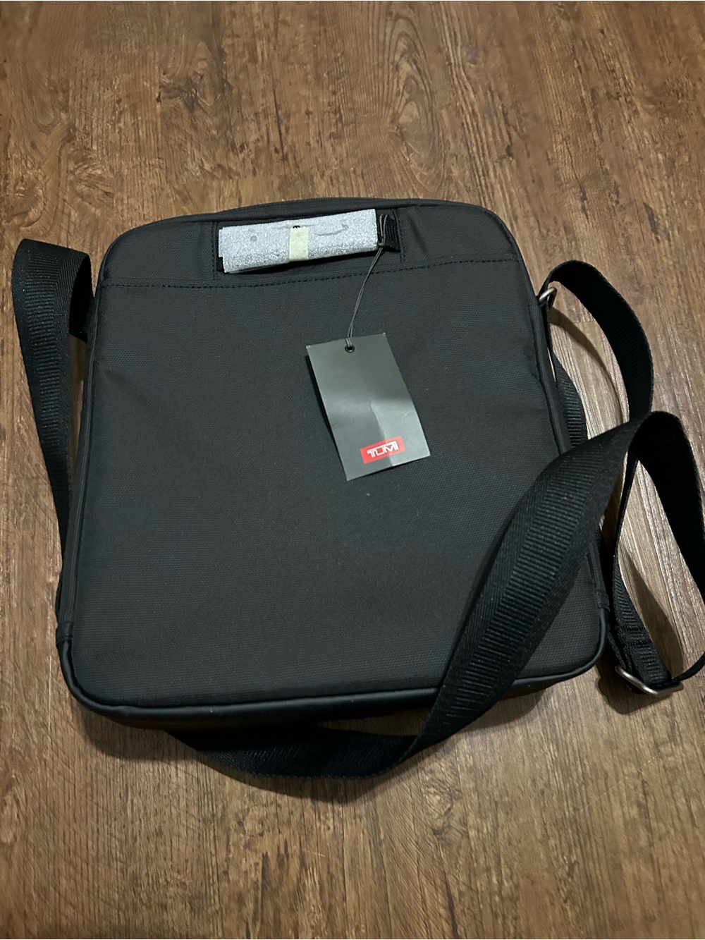Tumi Black Nylon Messenger Crossbody Bag - Picture 2 of 4